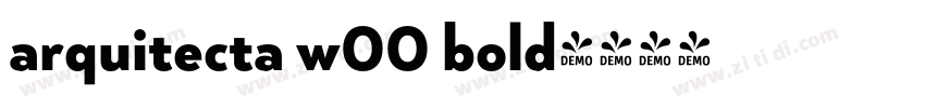 arquitecta w00 bold字体转换 arquitecta w00 bold字体转换